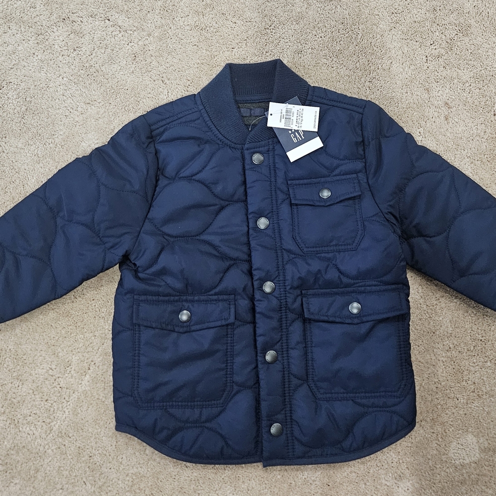 GAP Kids Dark Blue Puffer Jacket